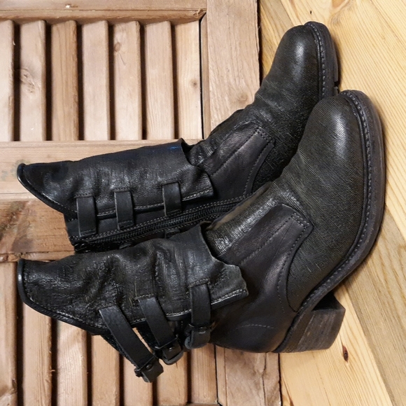 A.S.98 Shoes - A.S. 98 Black Leather Boots